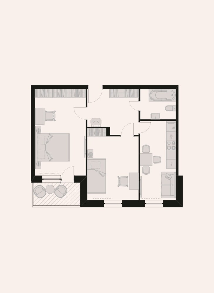Квартиры для сайта жк Лесной Дом 1-2 - Типовой этаж_2